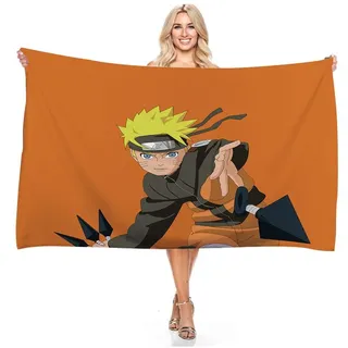 Anime Naruto Uzumaki Sasuke Strandtuch Kakashi Hy?ga Badetücher Kinder Pool Handtuch - Uzumaki Naruto 09 - 140x180cm