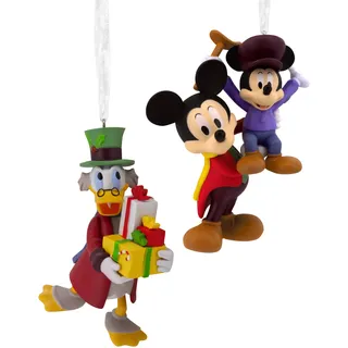 hallmark Storied Moments Mickey's Christmas Carol Hanging Christmas Ornament Disney Mickey Mouse Tree Decoration