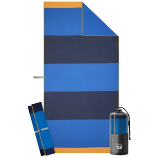 Blumtal Strandtuch Thor 90/180 cm, Blaue & Blaue Streifen , Textil , Gestreift , Rechteckig , 90x180 cm , Reach , Heimtextilien, Badtextilien, Strandtücher