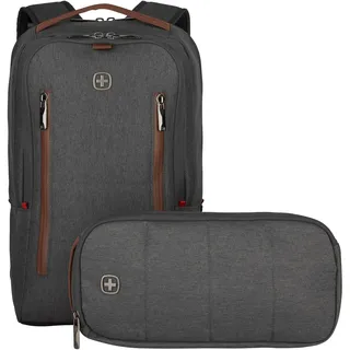 Wenger CityUpgrade Rucksack 16" mit Umhängetasche grau (606489)
