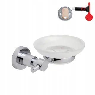 Tesa LOXX inkl. Klebelösung satiniertes Glas