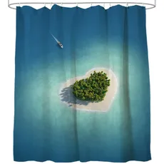 Bild Duschvorhang Dream Island 180 x 200 cm