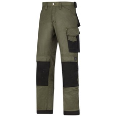 Snickers DuraTwill Hose, Olive Gr. 58