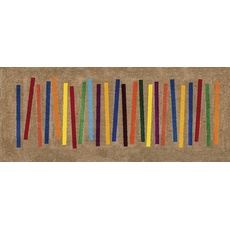 Bild Fußmatte, Mixed Stripes 80x200 cm, innen und außen, waschbar, Mehrfarbig