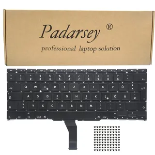 Pardarsey Tastatur Notebook Keyboard Ersatz Austausch Deutsch QWERTZ Kompatibel für MacBook Air A1370 A1465 11-Inch 2011 2012 2013 2014 2015 (Deutsches Tastaturlayout)