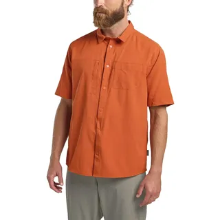Jack Wolfskin Sierra Canyon Kurzarmhemd - Burnt Orange - XL