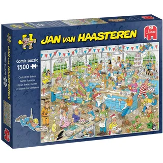 JUMBO Spiele Jan van Haasteren - Backe, Backe, Kuchen 1500 Teile Puzzle - Puzzle für Erwachsene