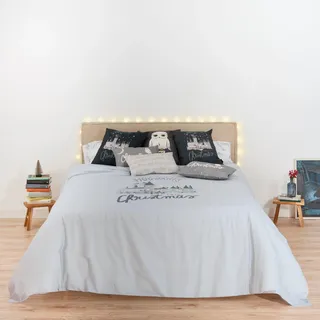 Belum Bettbezug Harry Potter, Bettbezug mit Knöpfen, 50% Baumwolle, 50% Polyester, Modell Hogwarts in Christmas 120 (200 x 200 cm)