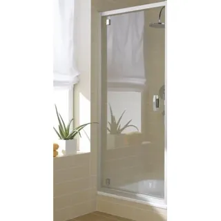 Kermi Schwingtür IBIZA 2000 KOD 10018, I2KOD100181AK, Farbe: Silber Mattglanz Echtglas klar