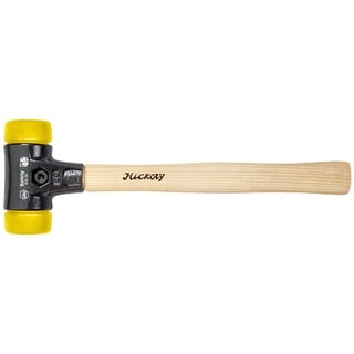 Wiha Schonhammer Safety mittelhart/mittelhart mit Hickory-Holzstiel, Rund-Schlagkopf 30 mm