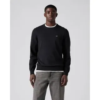 Levi's für Herren. A7207-0040 Leichter Housemark Pullover schwarz (M), Lässig, Baumwolle