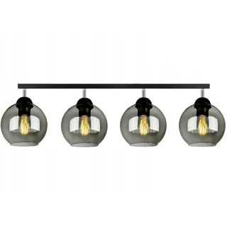 FKL DESIGN Home Deco Deckenlampe Pendellampe Hängelampe Wandlampe Tischlampe Leuchte Pendelleuchte Kugel Schwarz Grau Weiß Lampe aus Serie N100 verschiedene Varianten (N100-BG4)