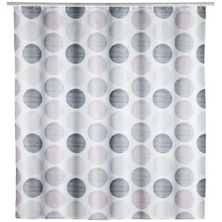 Wenko Duschvorhang Pastell Dots 180 x 200 cm mehrfarbig