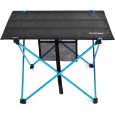 G4Free Ultraleicht Folding Camping Tisch Portable Roll Up Camp Tabellen mit Tragetasche für Outdoor-Camping Wandern Picknick (Blau, Mitte)