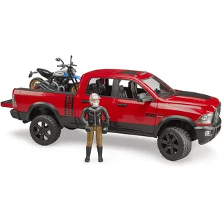 Bruder 02502 - RAM 2500 Power Wagon mit Ducati Desert Sled 1:16