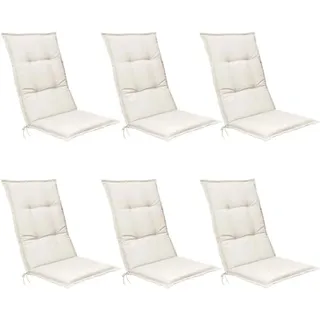 Beautissu Base HL Hochlehner 120x50x6cm Natur 6tlg
