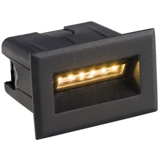 LED Einbauspot Garten Schwarz Aluminium IP65 3000 K Modern Einbauleuchte Außen