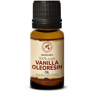 Vanille-Oleoresin Öl 10 ml - Duftöl für Aromatherapie | Für Diffuser und Duftlampen; für Duftkerzen und Seifen; zur Raumbeduftung; Lufterfrischer; süßer Vanilleduft