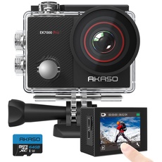 AKASO EK7000 Pro Action Cam 4K30FPS 20MP mit 64GB microSDXC Speicherkarte