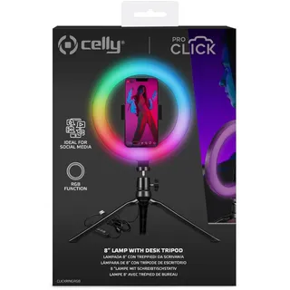 CELLY Ring Licht, RGB, 15 cm