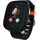X6 Play 4G 42,4 mm Kunststoffgehäuse schwarz Silikonarmband schwarz One Size
