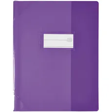 OXFORD 25 Heftschoner 17 x 22 cm, PVC, transparent, 15/100, Violett