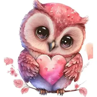 Picmondoo Diamond Painting Mini - Loving Owl - Set