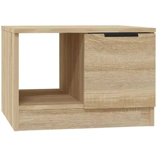 vidaXL Couchtisch Braun Eiche 50 x 50 cm
