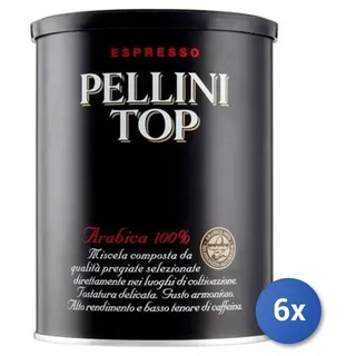 6X Multipack Pellini Top Kaffee Dose 250G