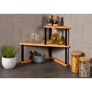 KESPER Küchen-Eckregal 52 x 29,5 x 39 cm Natur
