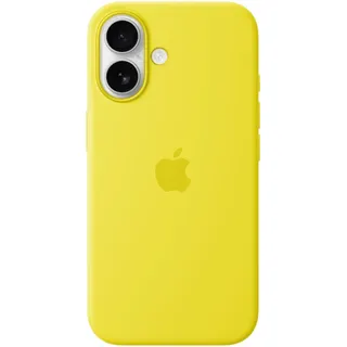 Apple iPhone 16 Silikon Case mit MagSafe gelb