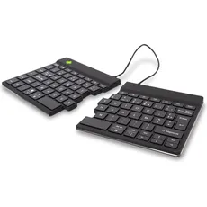 R-Go Tools R-GO SPLIT BREAK ERGONOMIC KEYBOARD AZERTY (FR) BLUETOOTH B (FR, Kabellos), Tastatur, Schwarz