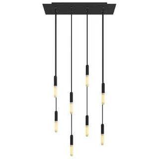 Creative Cables Rose-one Xxl 8 Falls With Light Bulb Hängelampe - Matt Black - One Size