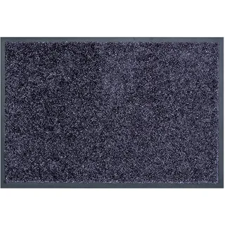 Rutschfeste Eingangsmatte Innen Fußmatte - Blau 90 x 150 cm (Rechteckig) | Langlebige Schmutzfangmatte pflegeleicht Läufer Flur farbecht Türmatte schmutzabweisend Sauberlaufmatte Innenbereich robust