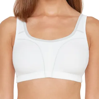 Susa Sport BH Damen ohne Bügel Move high I Damen-BHS mit vorgeformten Cups I Sport Crop Top BH I Starker Halt I Transportiert Schweiß zuverlässig ab