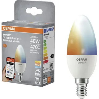 Osram LED-Lampe B40 4,9 W E14 warm- bis kaltweiß 1 St.