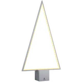LED-Tischleuchte Pine 2.0 sompex silber, 66x35x9 cm