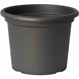 PFLANZKUEBEL Pflanzkübel Geo"Anthrazit 20cm Blumenkübel Blumentopf Pflanzentopf