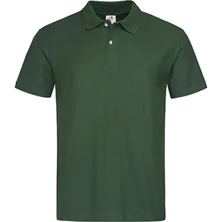 Stedman ST3000 | Herren Poloshirt-Piqué 100 - Farbe: Bottle Green - Größe: XL - Grün