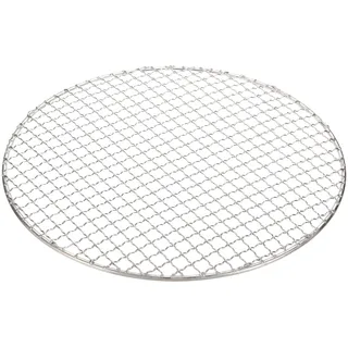 QUARKZMAN Edelstahl Abkühlgitter 31 cm Rundes BBQ Grillrost Dampfgitter Backofen Und Spülmaschinenfest Zum Backen Grillen Braten Silber