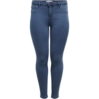 ONLY CARMAKOMA CARTHUNDER REG Push Up Skinny Fit Blau 50