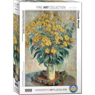 Claude Monet - Jerusalem Artischocken Blumen - 1000 Teile Puzzle Format 68x48 cm