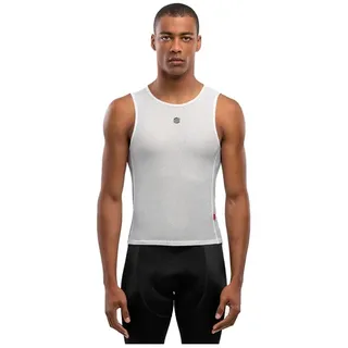 Siroko Velocity Ärmelloses Baselayer - White - 2XL-3XL