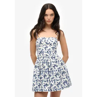 Superdry Kleid Minikleid Geblümt Navy M