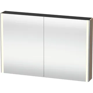 Duravit XSquare Spiegelschrank mit LED- Beleuchtung, 1200x800x155mm, XS7114075750000, Farbe: Leinen
