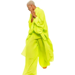 CHAOUICHE Kimono für Damen, Grün, XXL