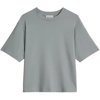 T-Shirt MARC O'POLO "T-Shirt T-Shirt relaxed 1er Pack", Damen, Gr. S, grau, Obermaterial: 48% Baumwolle CO. 48% Modal CMD. 4% Elasthan EL., Shirts T-Shirt