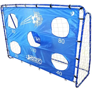 Best Sporting Fußballtor mit Torwand 5 Schusslöcher«, (Set), sehr stabil, 213x152 cm, blau