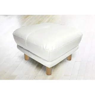 TRENDMANUFAKTUR Hocker Cecilia 66 x 44 x 66 cm Weiß