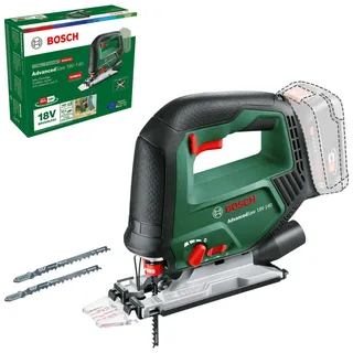 Bosch AdvancedSaw 18V-140 inkl. 1 x 2,0 Ah + Ladegerät + 3 x Sägeblätter